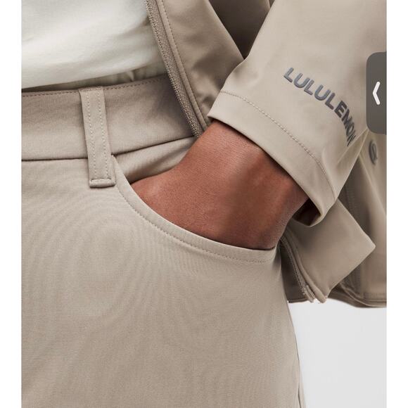 Lululemon ABC Classic Fit Warpstreme 5 Pocket Pants Men's size 34 tan - Picture 3 of 13